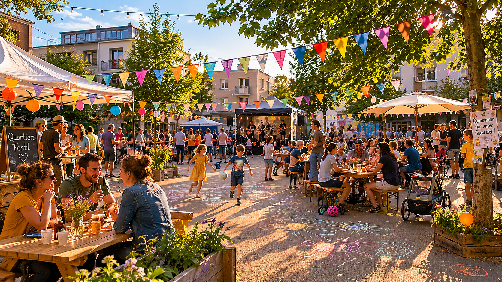 Quartiersfest mit neuem Datum