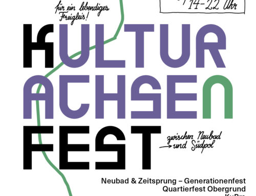 Herzlich Willkommen zum Quartierfest am 07.09.2024 ab 15.00 h (im Rahmen des 2. Kulturachsenfests)